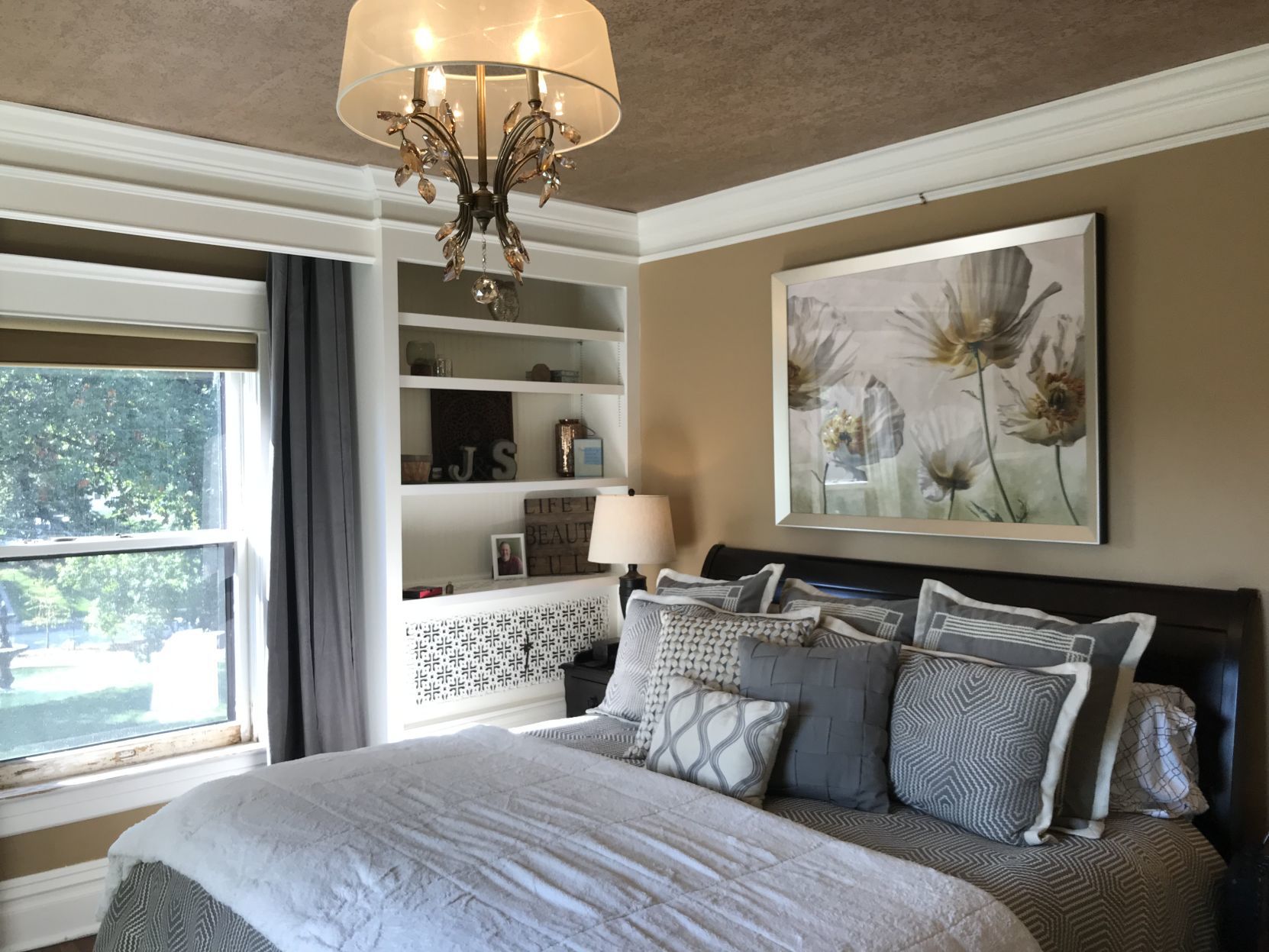 The master bedroom